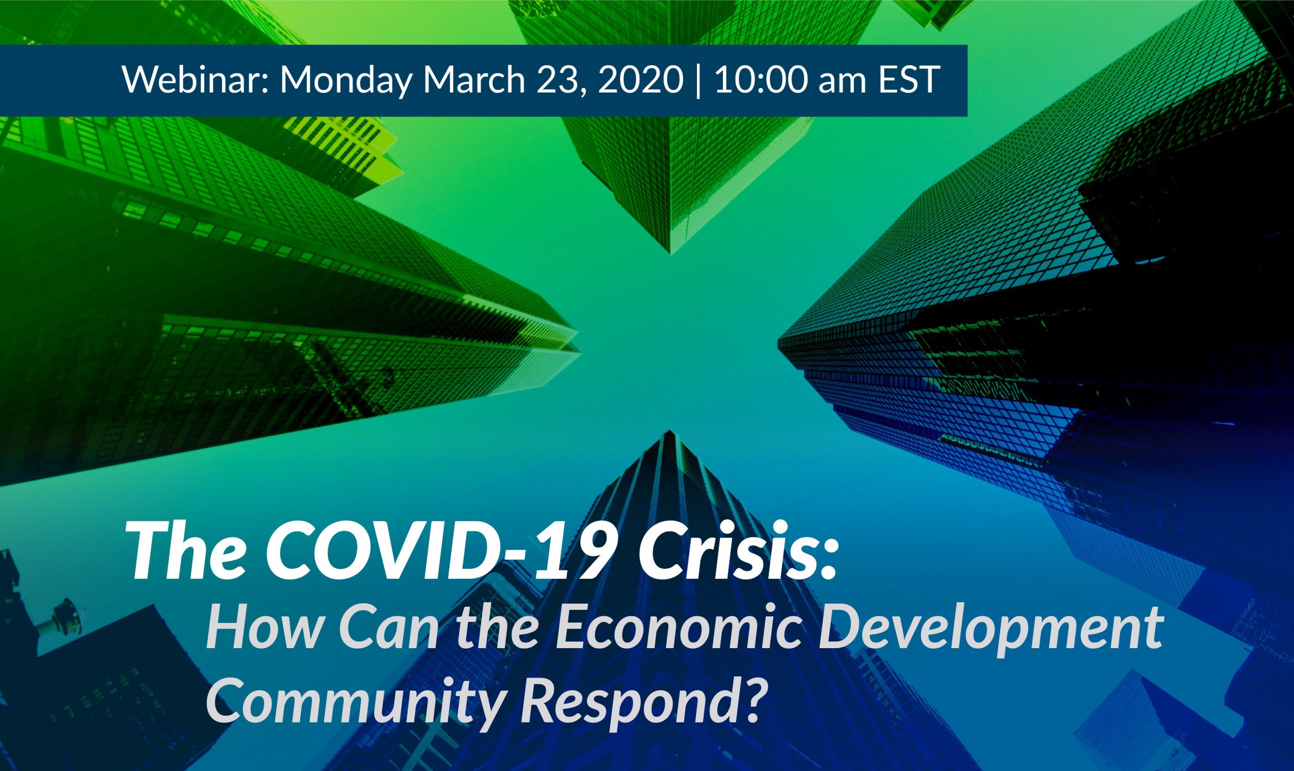 COVID-19 and the Economic Development Community